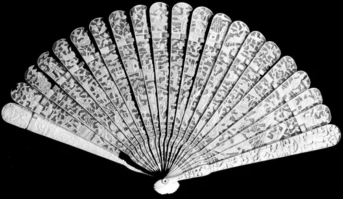 Fan by China, textile, 1701-1800