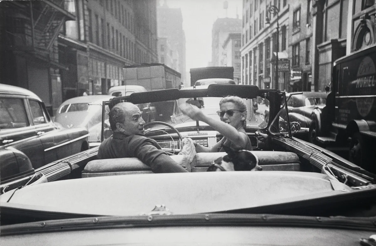 Mr. and Mrs. Feiertag, Late Afternoon by Robert Frank, photograph, 1951