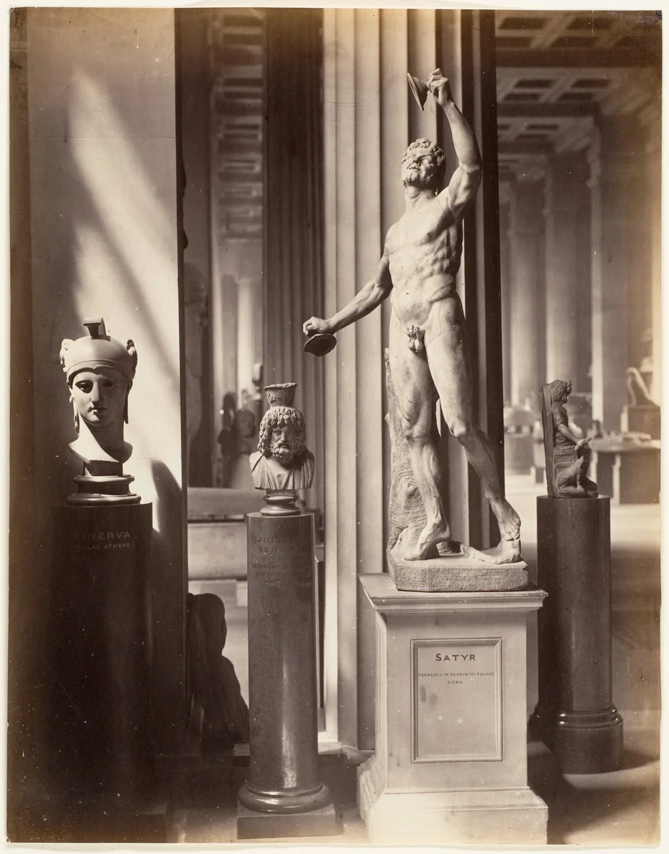 Satyr, British Museum by Stephen Thompson, photograph, 1869-1872