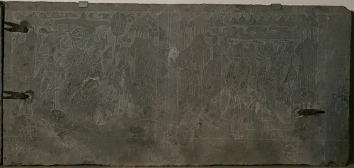 Panels from a Funerary Couch (Guanchuang) by China, sculpture, 520-530