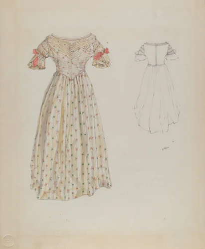 Dress by Aurelia Arbo, index of american design, 1937