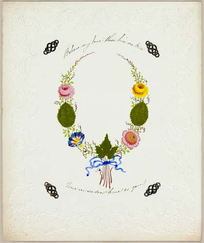 Believe My Love These Lines Are True (valentine) by George Kershaw, other, 1840-1850