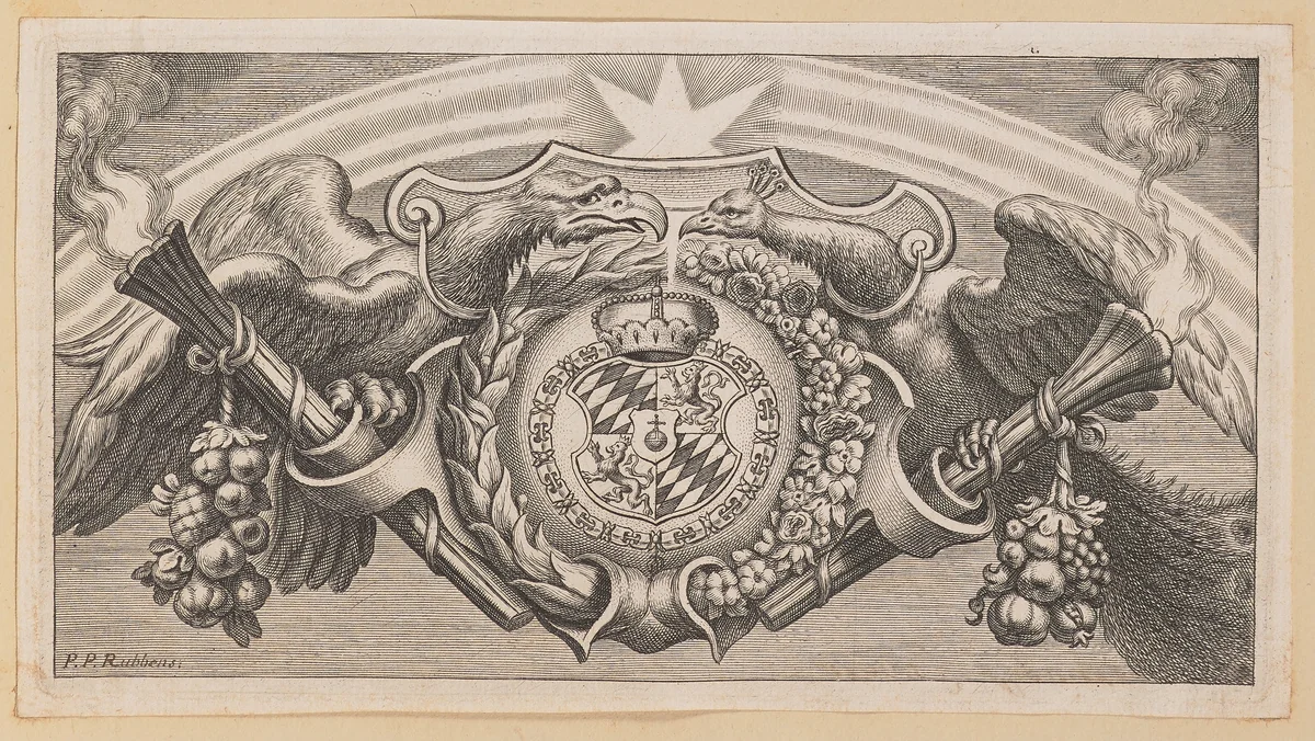 Vignette for Title Page of Balthasar Cordier, Catena Patrum Graecorum in Sanctum Ioannem by Cornelis Galle
Peter Paul Rubens, print, 1630