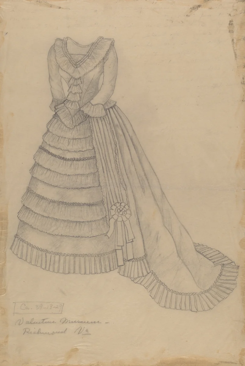 Dress by Mary E. Humes, index of american design, 1937