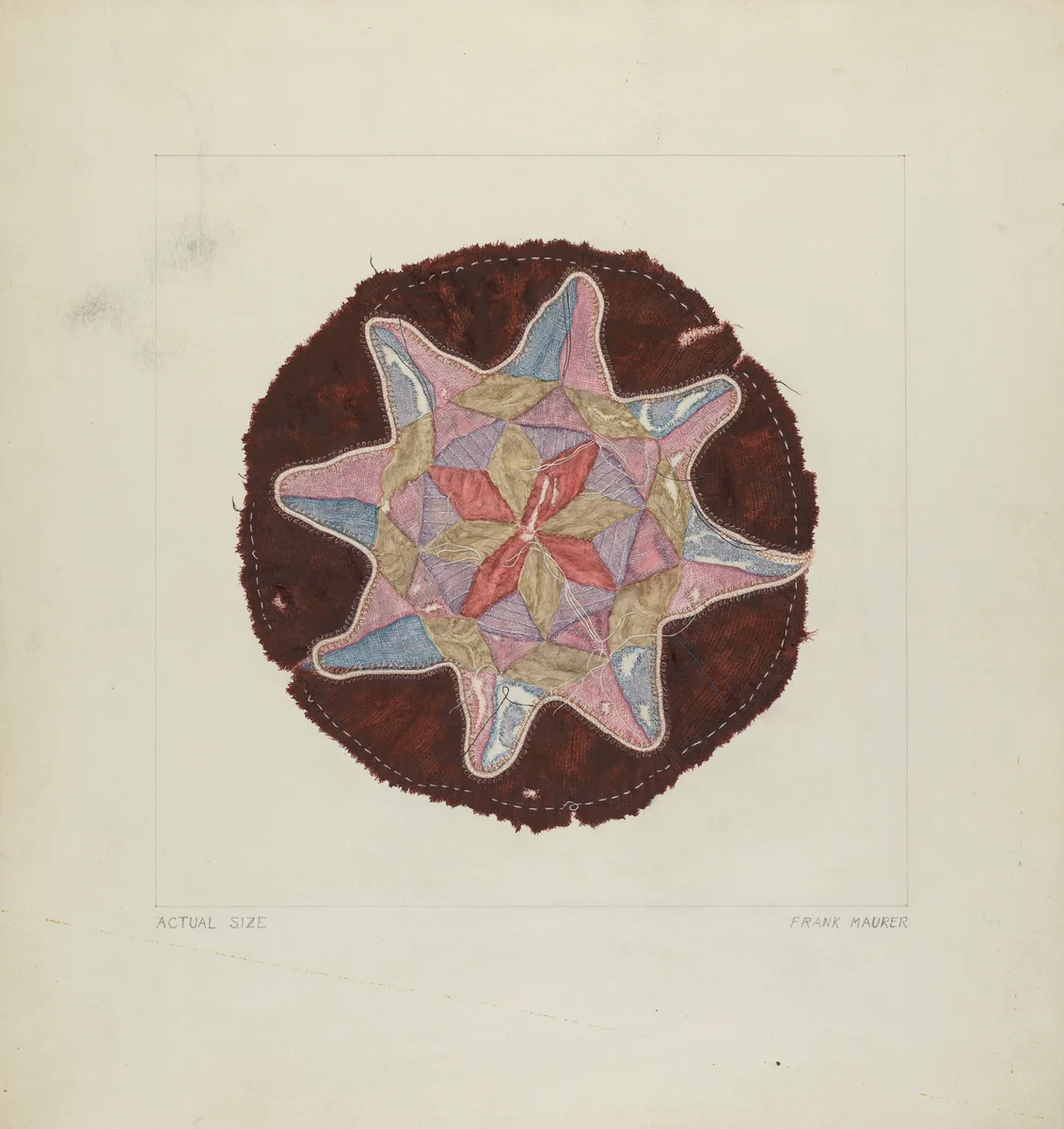 Pin Cushion by Frank Maurer, index of american design, 1935-1942