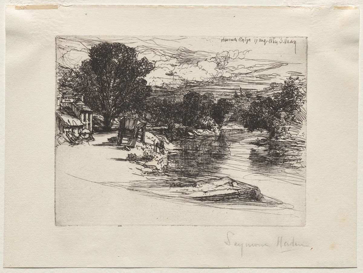 House of the Smith by Francis Seymour-Haden, print, 1864