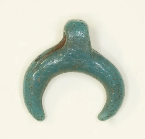 Amulet of the Lunar Crescent by Egyptian, metalwork, -1600-400