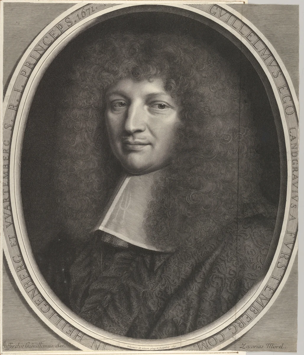 Le cardinal Guillaume-Égon de Fürstenberg by Robert Nanteuil, print, 1671