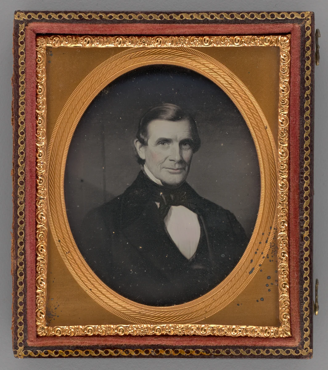 Untitled (Painted Portrait of Charles Coit) by S. L. Holman, other, 1855-1856