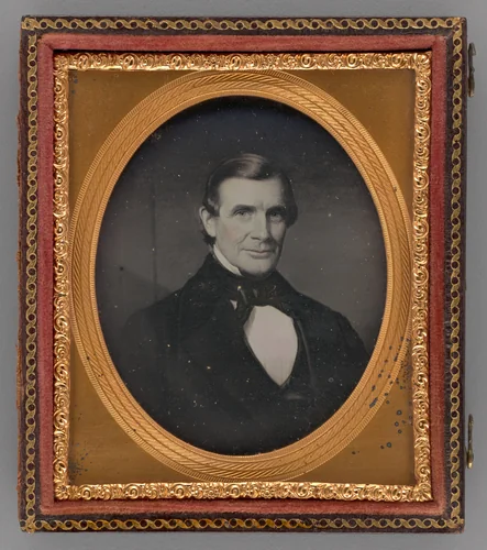 Untitled (Painted Portrait of Charles Coit) by S. L. Holman, other, 1855-1856