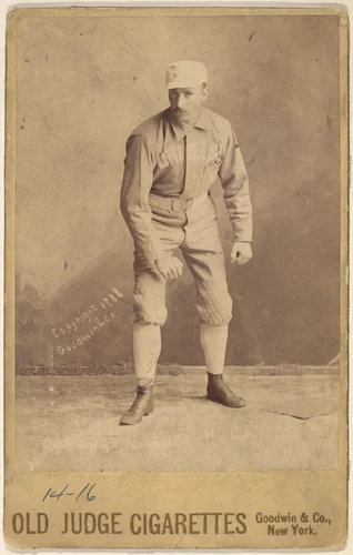 George Van Haltren, Chicago, from the series Old Judge Tobacco by Goodwin & Company, photograph, 1888