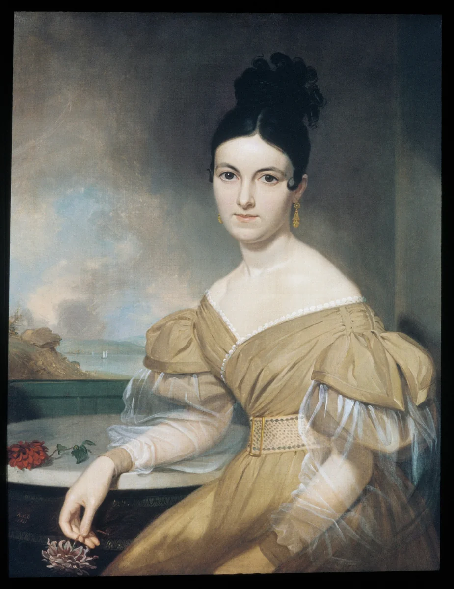 Mrs. Winfield Scott by Asher Brown Durand, artwork, 1831