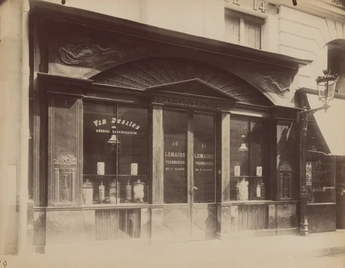 Boutique Empire. 14 Rue Grammont by Eugène Atget, photograph, 1903