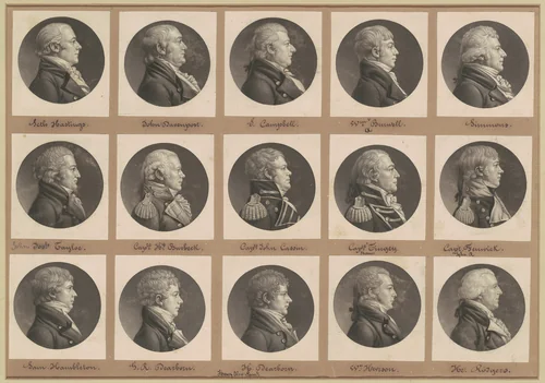 Saint-Mémin Collection of Portraits, Group 34 by Charles B. J. Févret de Saint-Mémin, volume, 1806