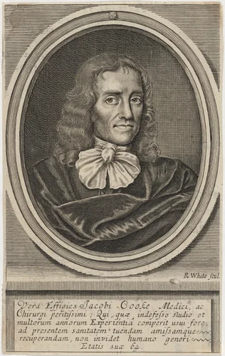James Cooke by Robert White, print, 1676