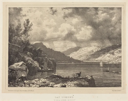 Lac Lomond by Richard Parkes Bonington
François Alexandre Pernot, print, 1826