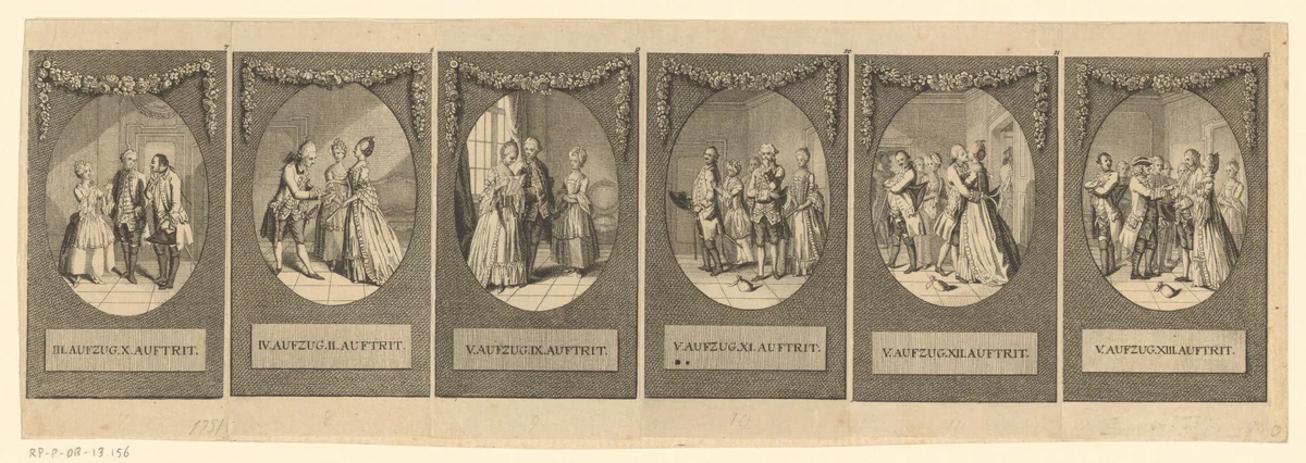 Minna von Barnhelm by Daniel Berger, print, 1769