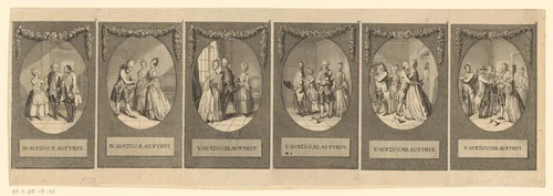 Minna von Barnhelm by Daniel Berger, print, 1769