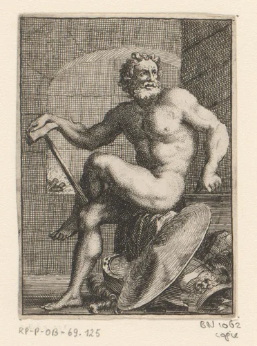Vulcanus by anonymous, print, 1647-1714