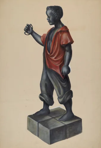 Hitching Post by Walter Hochstrasser, index of american design, 1937