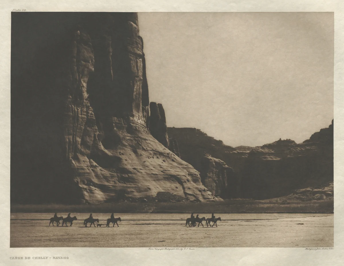 Portfolio I, Plate 28: Cañon de Chelly-Navaho by Edward Curtis, other, 1904