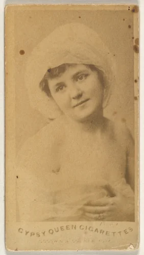 From the Actors and Actresses series (N171) for Gypsy Queen Cigarettes by Goodwin & Company, photograph, 1886-1890