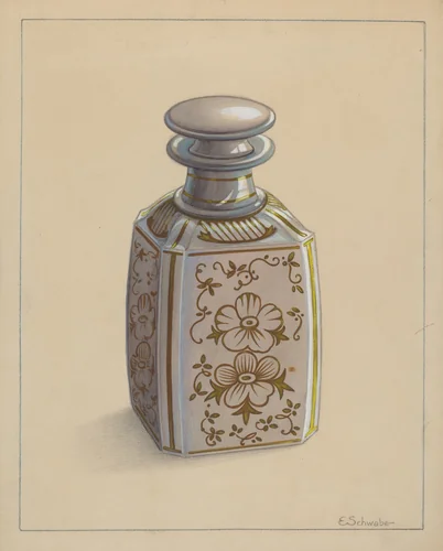 Perfume Bottle by Erwin Schwabe, index of american design, 1938