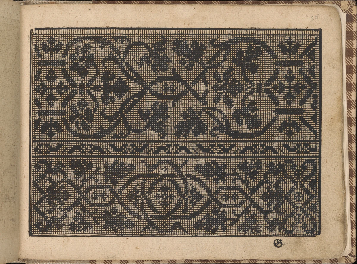 New Künstlichs Modelbuch (Page 25 recto) by Bernhard Jobin, book, 1600