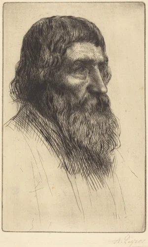 English Peasant (Paysan anglais) by Alphonse Legros, print, 1837-1911