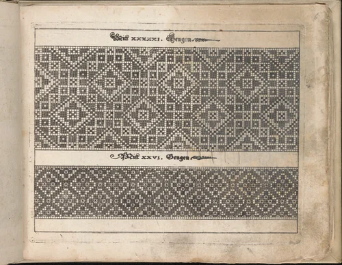 Schön Neues Modelbuch (Page 11 recto) by Johann Sibmacher, book, 1597