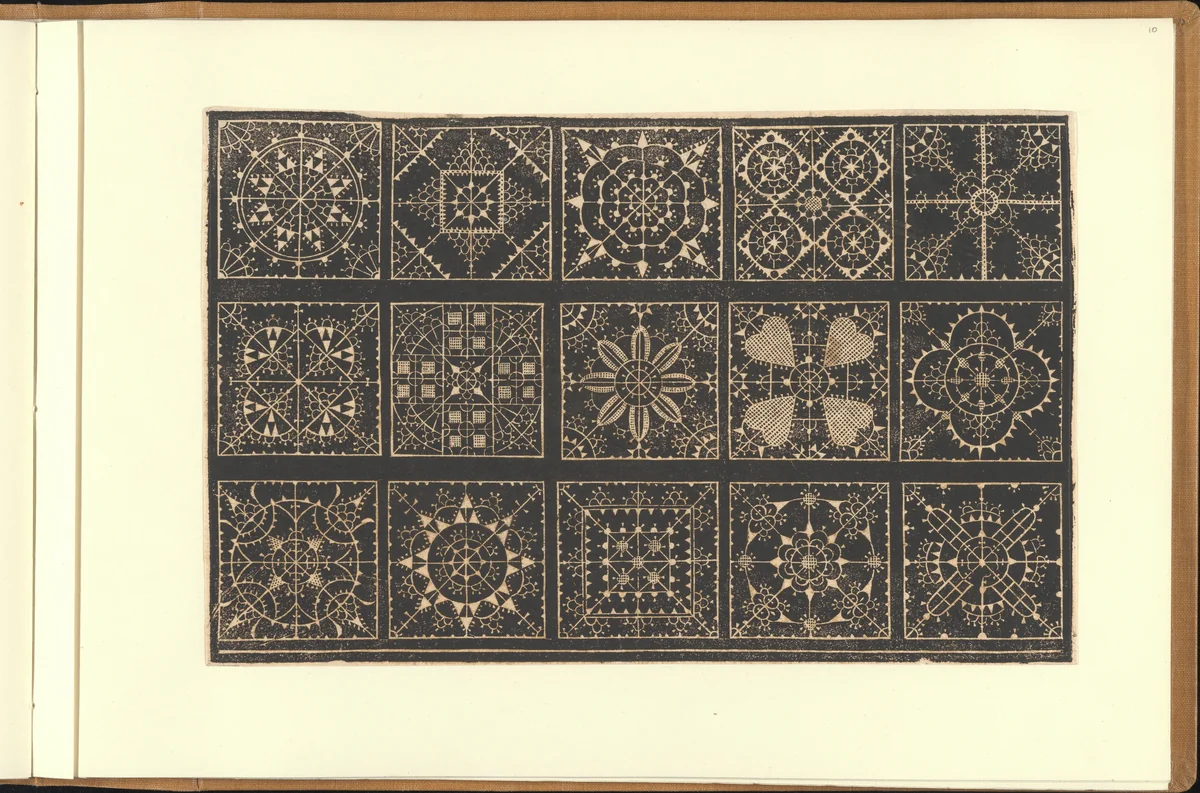 Schon newes Modelbuch...Page 10(r) by Sigismundus Latomus, book, 1617