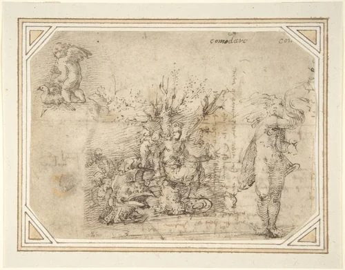 Allegory of Peace by anonymous, drawing, 1515-1525