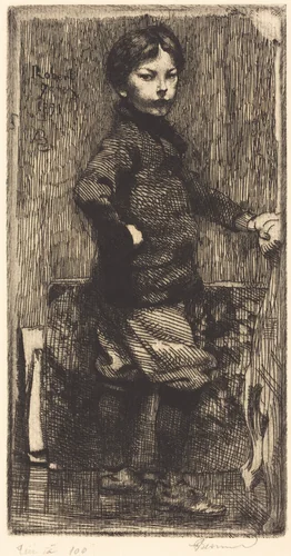 Robert Besnard by Albert Besnard, print, 1891