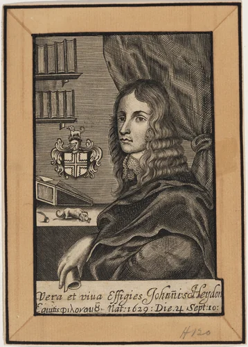 Johannis Heydon (John Heydon) by Thomas Cross, print, 1662