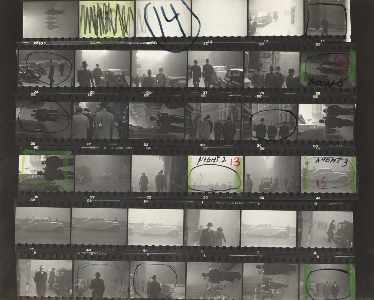 City of London 14/Black White and Things 10 by Robert Frank, photograph, 1952-1953