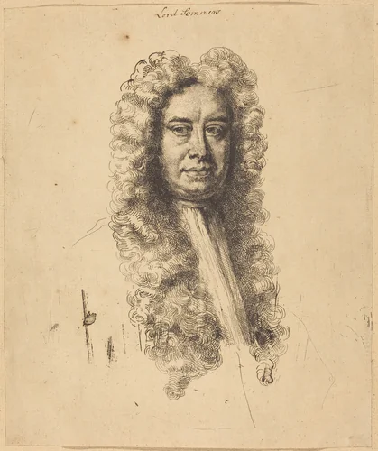 John, Lord Somers by Jonathan Richardson, Sr., print, 1665-1745