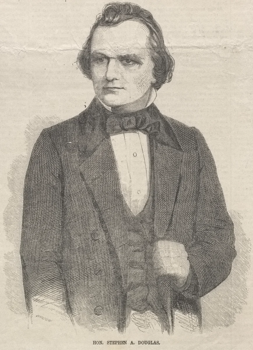 Hon. Stephen A. Douglas by Winslow Homer, print, 1859