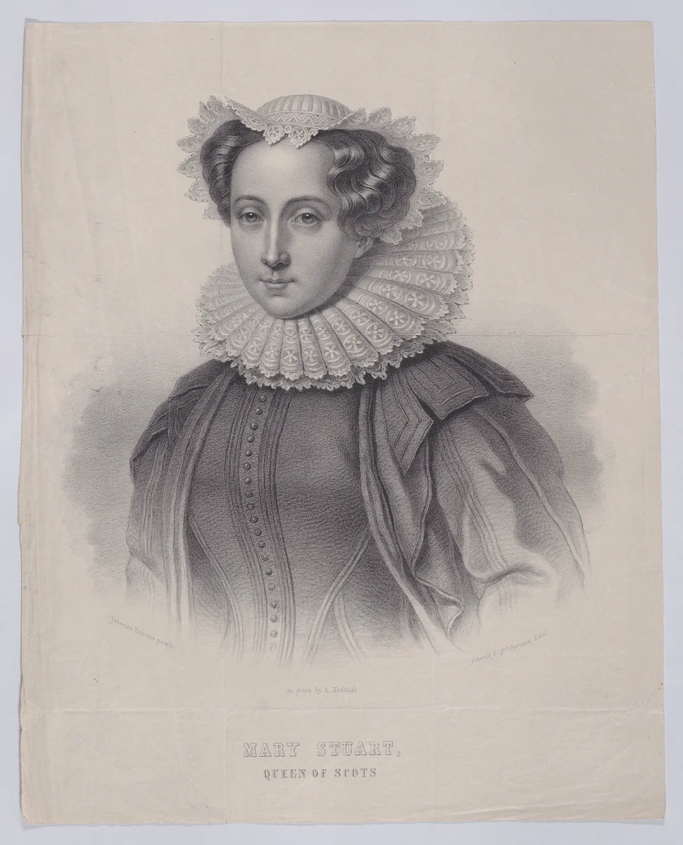 Mary, Queen of Scots by Schenck & McFarlane, print, 1850-1871