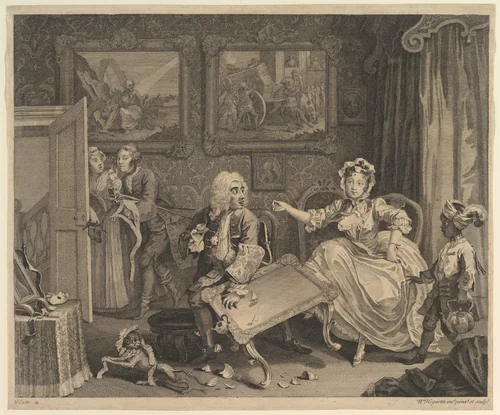 A Harlot's Progress, Plate 2 by William Hogarth, print, 1732