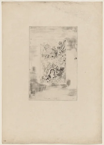 La Diligence de Beaucaire by Félix-Hilaire Buhot, print, 1847-1898