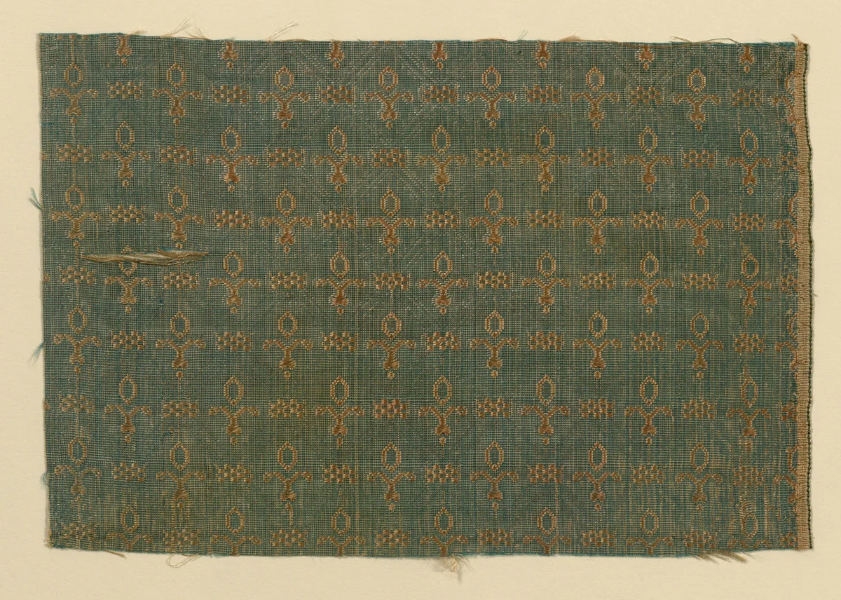Fragment by Italy, textile, 1650-1700