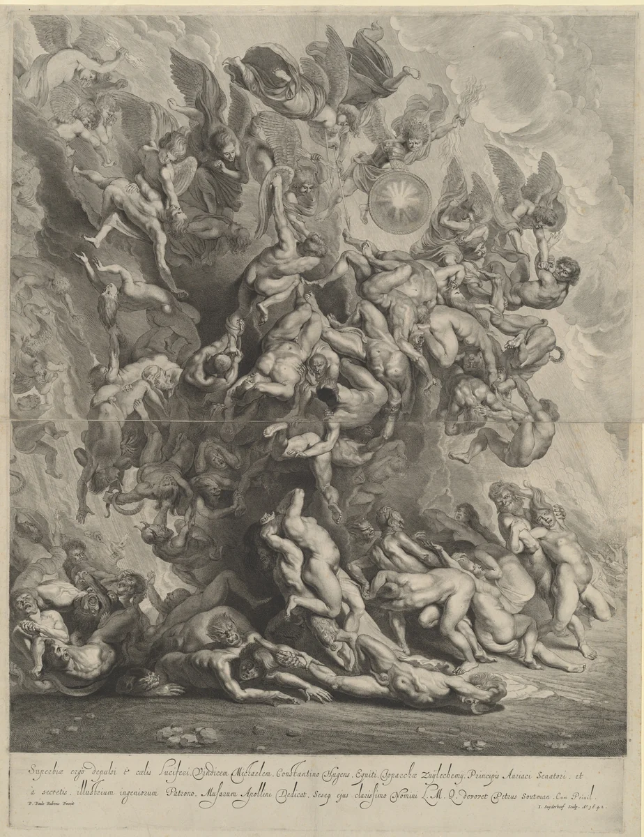 Fall of the Damned by Jonas Suyderhoff
Sir Peter Paul Rubens, print, 1642