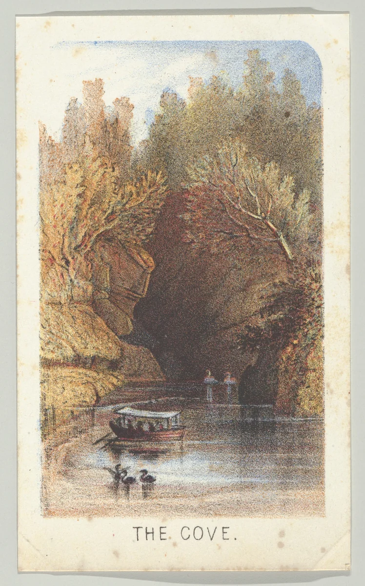 The Cove, from the series, Views in Central Park, New York, Part 3 by Louis Prang & Co., print, 1864
