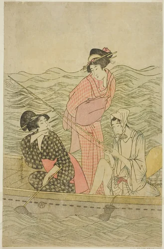 Fishing Excursion by Kitagawa Utamaro (喜多川歌麿), print, 1794-1804