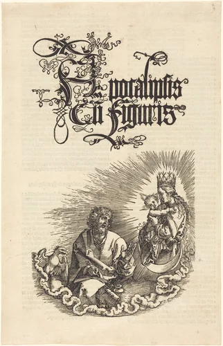 The Virgin Appearing to Saint John by Albrecht Dürer, print, 1510-1511