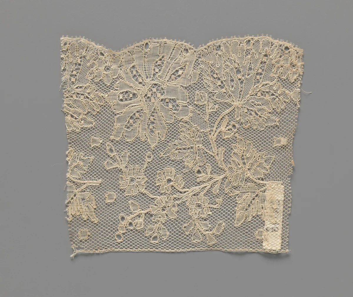 Staal kloskant met Mechelse grond by anonymous, other, 1875-1899