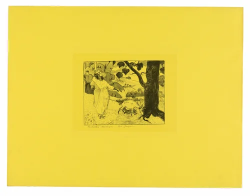 Pastorales Martinique (Martinique Pastorals), from the Volpini Suite by Paul Gauguin, print, 1889