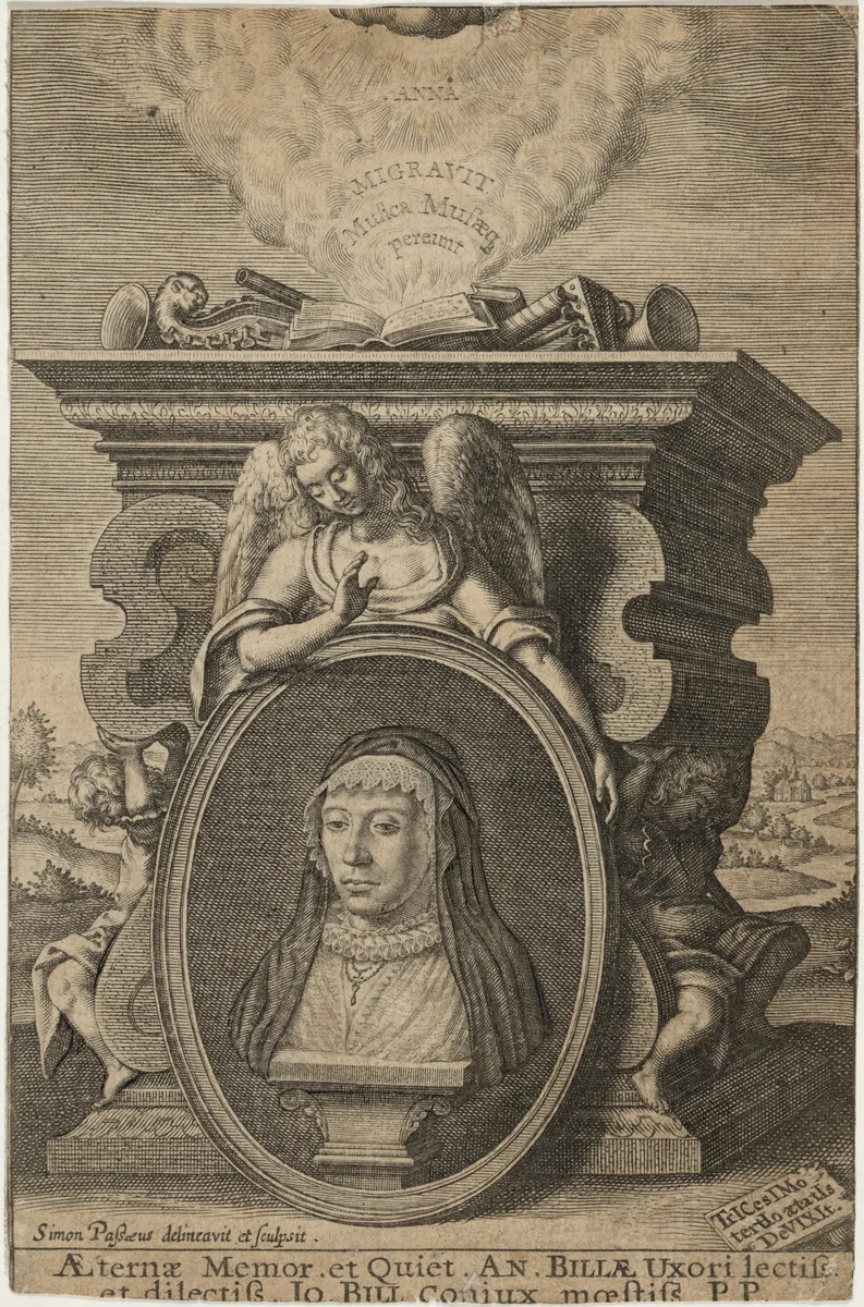 Anne Bill by Simon van de Passe, print, 1595-1647