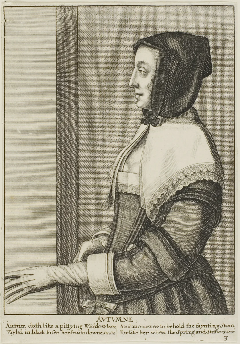 Autumn by Wenceslaus Hollar, print, 1644