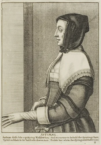 Autumn by Wenceslaus Hollar, print, 1644